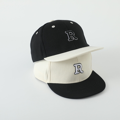 کیفیت بالا بچه ها پنبه فلت لبه کلاه ورزشی خط کاشی کودک در فضای باز کلاه Snapback