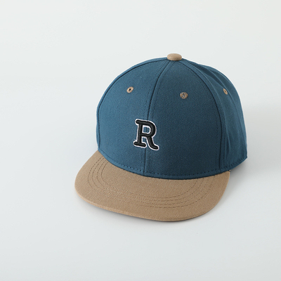 کیفیت بالا بچه ها پنبه فلت لبه کلاه ورزشی خط کاشی کودک در فضای باز کلاه Snapback