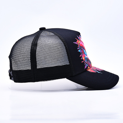 لوگو سفارشی 5 پانل کلاه کامیون فروش عمده قابل تنظیم Snapback کلاه کامیون تامین کننده