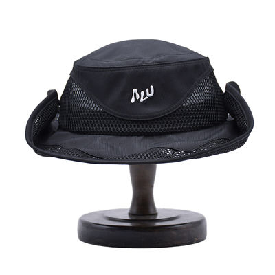 کلاه آفتابگیر حصیری چاپ شده و گلدوزی شده با کیفیت بالا، کلاه غواصی لبه بزرگ، کلاه ماهیگیری