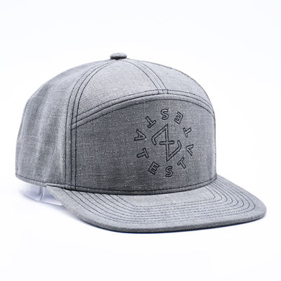سفارشی 7 پانل کلاه Snapback کلاه بروکاری ساختاری Gorras لبه صاف کلاه Snap Back
