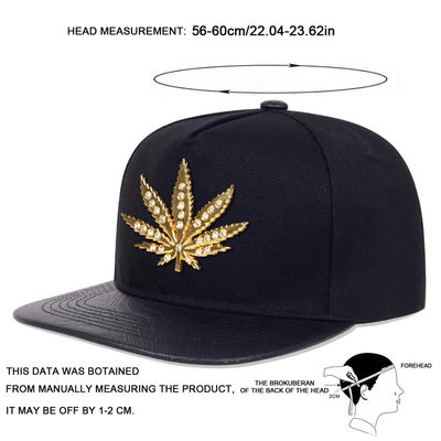 جدید بزرگسالان 6 پانل کلاه Snapback سفارشی دو تن فلت لبه کلاه Snapback