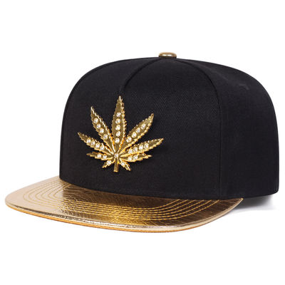 جدید بزرگسالان 6 پانل کلاه Snapback سفارشی دو تن فلت لبه کلاه Snapback