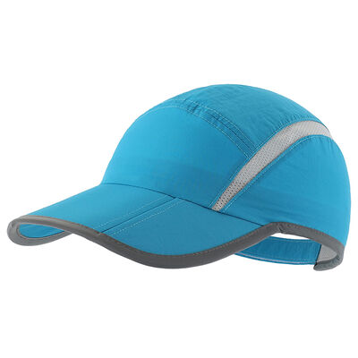 Summer Quick Dry Foldable Running Hat Custom Logo 5 Panel Plain Baseball Cap Women Men Portable UPF50+ 5 Panel Sun Hat