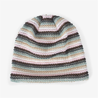 لباس با کیفیت بالا بانوان نوار بریده کلاه های سبک Slouchy اسکولی های ورزشی کلاه زمستانی در فضای باز بدون دستبند کلاه