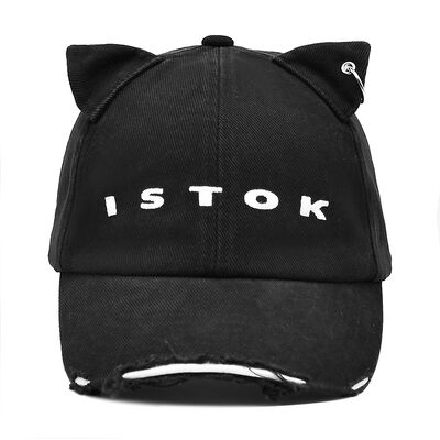 پنبه 6 پانل کلاه بیسبال شامل بخیه های تقویت شده و بند تنظیم شده انتخاب عالی برای چاپ لوگو سفارشی