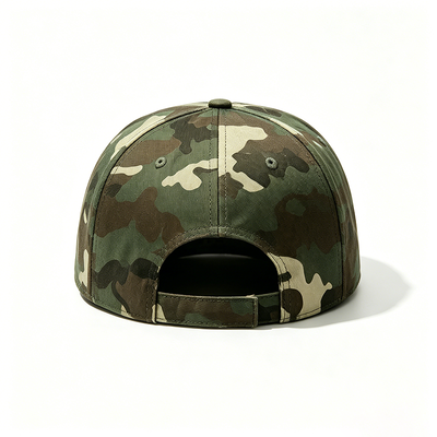 Constructed Shape 6 Panel Trucker Cap with Curved Visor and Plastic Snapback Closure for Adjustable Fit
