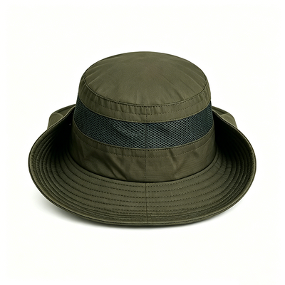 UPF 50 Military Tactical Boonie Hat with 3" Wide Brim and Cotton/Polyester Blend for Outdoor Adventures
