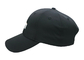 FUN 6 پانل های کلاه ورزشی مردانه، سیاه و سفید خنک ورزش های سرد با کلاه های نصب شده