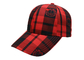 FUN 6 پنل بیس بال کلاه، قرمز سیاه شبکه تنیس کلاه بیس بال خیابان سبک