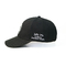 کلاه های بیس بال دوزی قابل تنظیم در فضای باز ، رنگ سیاه و سفارشی سفارشی