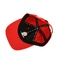 کلاه های بابا ورزشی Sublimation پشم بیس بال با آرم 3D گلدوزی قرمز