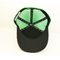 کلاه های مخصوص کامیون کامیون نصب شده ، کلاه های کامیون دار پلی استر قابل تنظیم با پلاستیک سبز 100