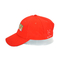 کلاه بیل منحنی قرمز 6 سفارشی کلاه بیس بال برای دختران چاپ شده است
