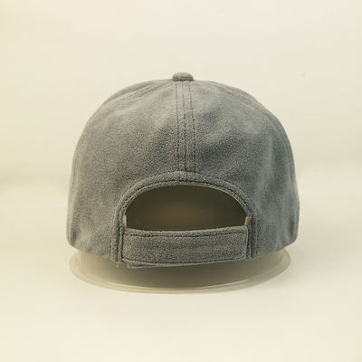 Bsci Plush Adult 6 Panel Baseball Cap با پیچ چرم ODM OEM