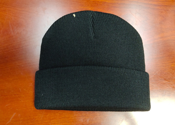 برچسب های خصوصی رنگ زمستانی Unisex Plain Winter Knit Beanie Hats