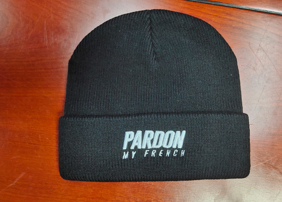 برچسب های خصوصی رنگ زمستانی Unisex Plain Winter Knit Beanie Hats