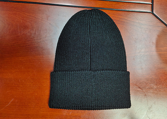 برچسب های خصوصی رنگ زمستانی Unisex Plain Winter Knit Beanie Hats