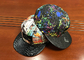 دستمال پلاستیکی مسطح Brim Snapback Hats Colorful Digital Sublimation Patch Leather Patch