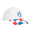 ACE 3D Logo گلدوزی گلدوزی کلاه گلف سفارشی / کلاه بیس بال پنبه ای سفید