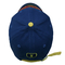 کلاه آبی بیس بال 5 تکه دوزی شده با سگک فلزی