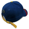 کلاه آبی بیس بال 5 تکه دوزی شده با سگک فلزی