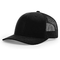 کلاه 40٪ Polyester Flat Brim Snapback کلاه های شخصی کامیون Richardson
