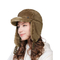 کلاه هوانوردی با پوشش خزدار 58 سانتی‌متری کلاه برفی بمب‌افکن نر زن با لبه‌های گوش اوشانکا اسکی در فضای باز