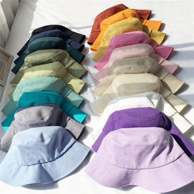 کلاه های سطلی پنبه ای 62 سانتی متری یونیسکس ساحلی Sunbonnet Fedoras